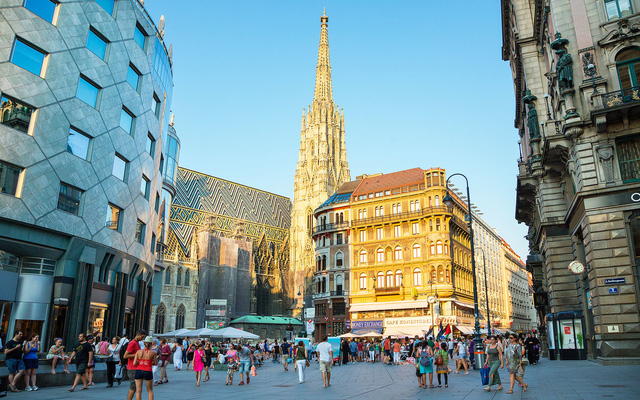 Thành phố âm nhạc của châu Âu nổi tiếng với nhiều công trình kiến trúc ấn tượng