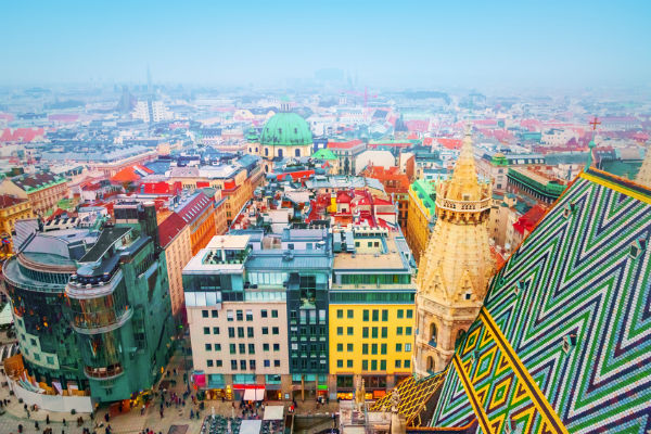 Thành Vienna nhìn từ trên cao