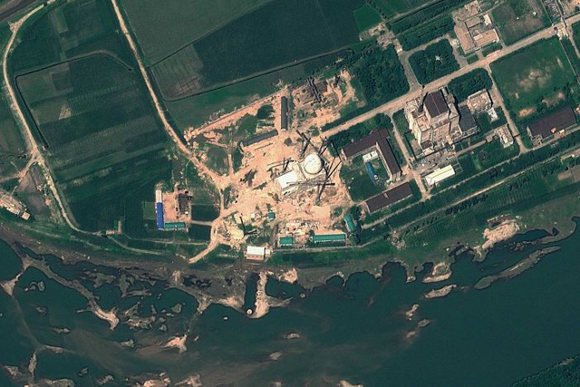 Ảnh chụp Khu tổ hợp hạt nhân Yongbyon của Triều Tiên từ trên cao (Ảnh: AFP)