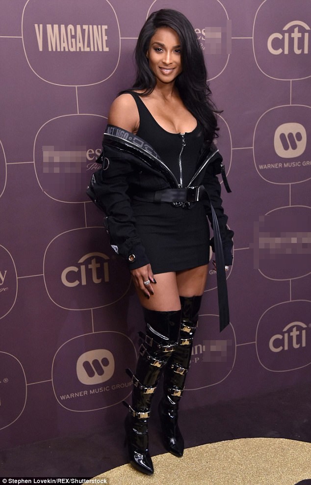   Ciara bốc lửa dự tiệc của tập đoàn âm nhạc Warner tổ chức tại New York ngày 26/1 vừa qua  