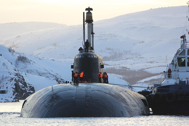 Tàu ngầm Orel thuộc Đề án 949A Antey có khả năng mang tên lửa hành trình và chạy bằng năng lượng hạt nhân thuộc biên chế của Hạm đội phương Bắc.