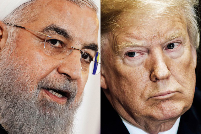   Tổng thống Donald Trump và người đồng cấp Iran Hassan Rouhani (Ảnh: Getty)  