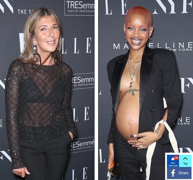   Nina Garcia và người mẫu Slick Woods  