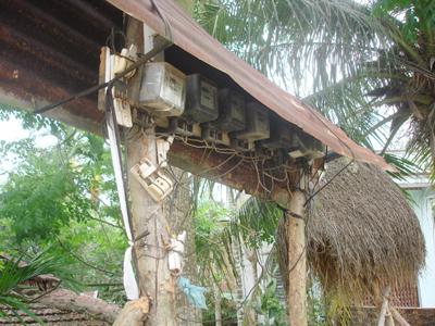 “Nhà rông điện” trên đường Tam Kỳ - Hồ Phú Ninh (Quảng Nam)