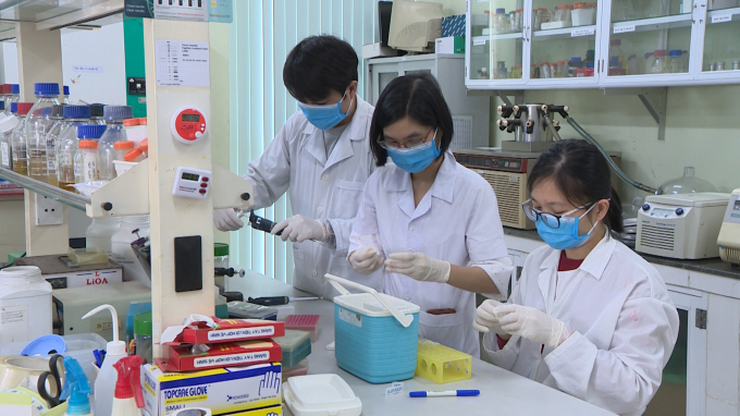Kit chẩn đoán SARS-Cov-2 của Viện Công nghệ sinh học có độ nhạy, độ đặc hiệu tương đương với bộ KIT ­­­realtime RT-PCR của Tổ chức Y tế Thế giới. Ảnh: Viện Hàn lâm KH&CN Việt Nam