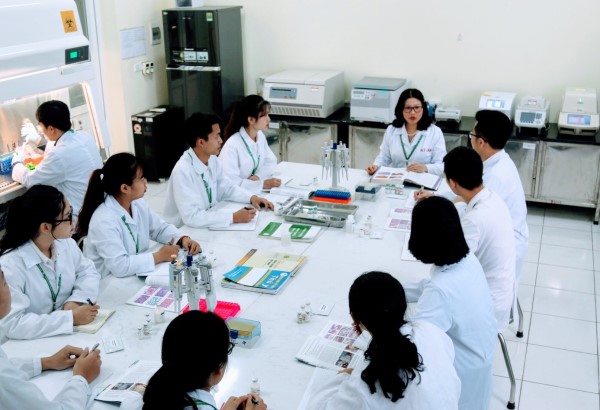 Đảng ủy Học viện Nông nghiệp Việt Nam xác định 'Nghiên cứu khoa học là sức sống của trường đại học'. Ảnh: HG.
