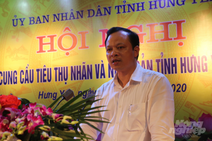 Phó Chủ tịch UBND tỉnh Hưng Yên Bùi Thế Cử chỉ đạo tại Hội nghị. Ảnh: Hưng Giang.