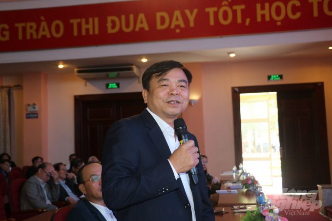 Thứ trưởng Bộ NN-PTNT Nguyễn Hoàng Hiệp đánh giá rất cao về hội nghị cũng như các báo cáo được trình bày ngày hôm nay. Ảnh: HG