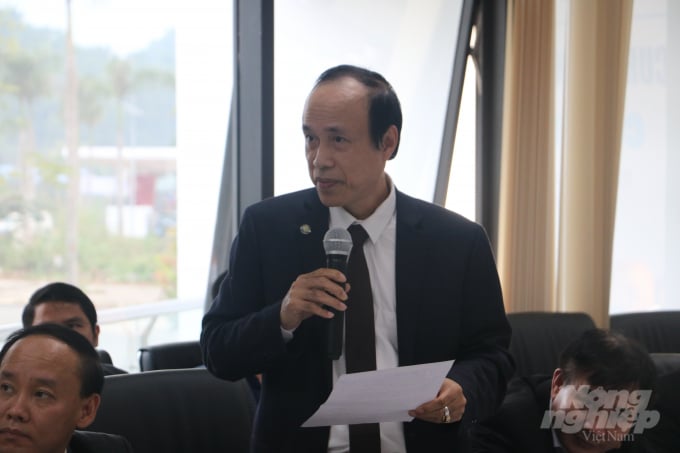 Ông Nguyễn Vũ Việt, Giám đốc Viện cho biết, các cuộc thảo luận khoa học và xã hội về An ninh nguồn nước và Biến đổi khí hậu đang được quan tâm nhiều hơn và đặc biệt là ở Việt Nam. Ảnh: HG