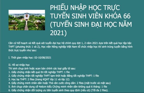 Theo kế hoạch của Học viện thì thời gian nhập học sẽ diễn ra từ ngày 2/8 - 10/8. Ảnh: TL