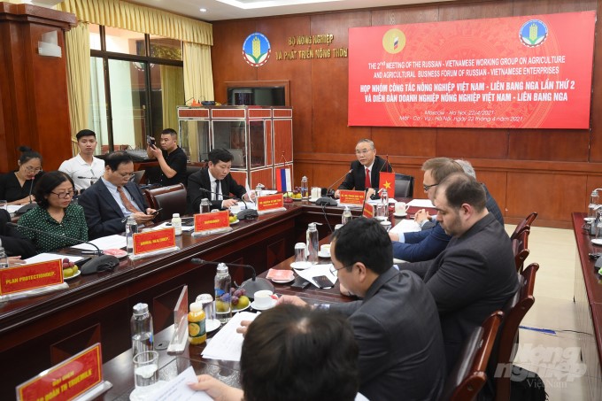 The second online meeting of the Vietnam - Russia agriculture working group, took place on April 22nd in the afternoon. Photo: Tung Dinh.