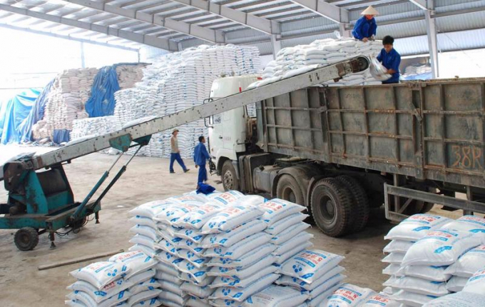 Fertilizer exports increased sharply in the first eight months of the year.