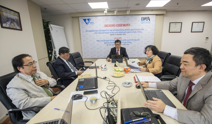 A cooperation agreement has been signed in an online ceremony on October 21 between IWA and VWSA.