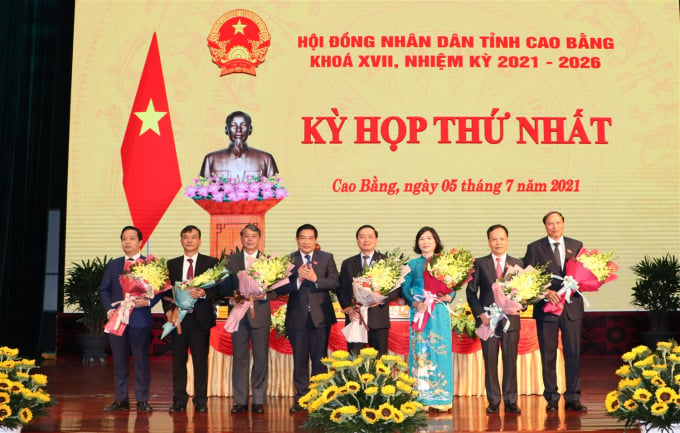 Chủ tịch, các Phó Chủ tịch HĐND, UBND tỉnh Cao Bằng nhiệm kỳ 2021 - 2026.