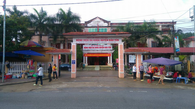 Bệnh viện Đa khoa huyện Bảo Yên (Lào Cai). Ảnh: B.Y.