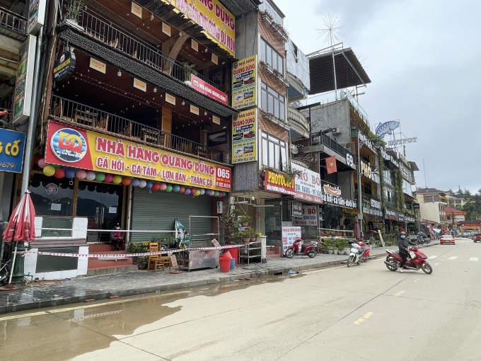 Nhà hàng Quang Dũng nằm ngay trung tâm thị xã Sa Pa. Ảnh: H.H.