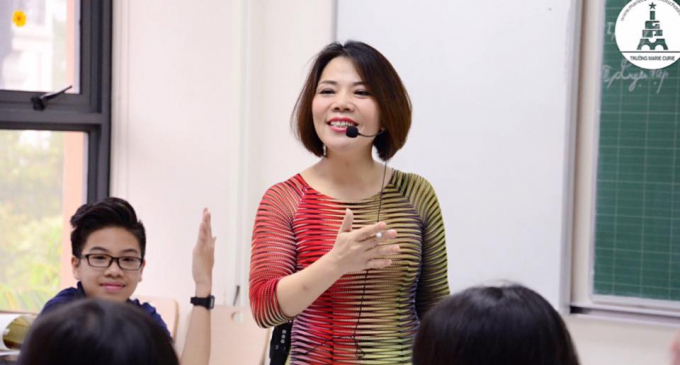 Cô Phạm Thái Lê, giáo viên môn Ngữ văn trường THCS Marie Curie (Hà Nội). Ảnh: Nhân vật cung cấp.