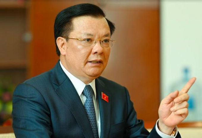 Bí thư Thành ủy Hà Nội Đinh Tiến Dũng quán triệt phương châm 'chống dịch như chống giặc'.