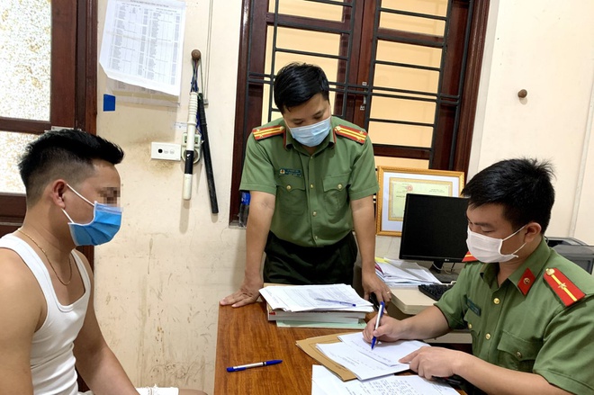 Cơ quan công an làm việc với đối tượng tung tin thất thiệt về giá vải thiều Bắc Giang 2.000/kg.
