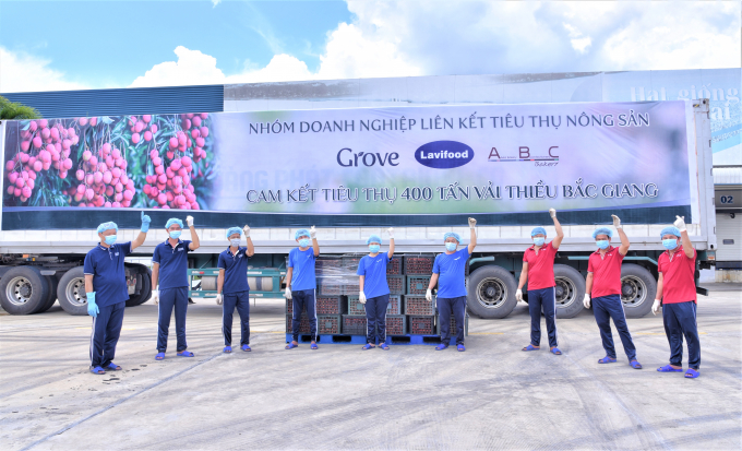 24 tấn vải thiều của nhóm doanh nghiệp cam kết tiêu thụ đã về tới tỉnh Tây Ninh.