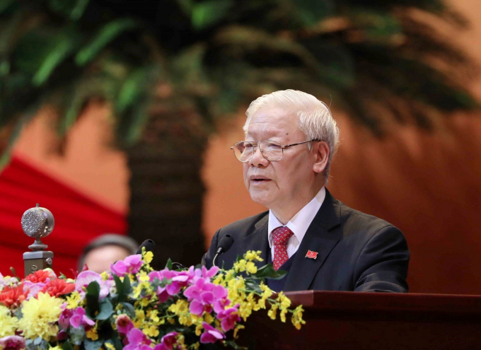 Tổng Bí thư Nguyễn Phú Trọng ra Lời kêu gọi toàn dân đoàn kết chống dịch Covid-19. Ảnh: TTXVN.