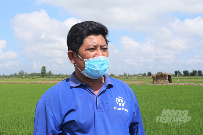 Mr. Le Van Liem, Director of Long Hai Agricultural Service Cooperative. Photo: Pham Hieu.