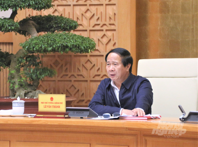 Phó Thủ tướng Lê Văn Thành đề nghị các đơn vị, các địa phương tuyệt đối không được chủ quan. Ảnh: Phạm Hiếu.