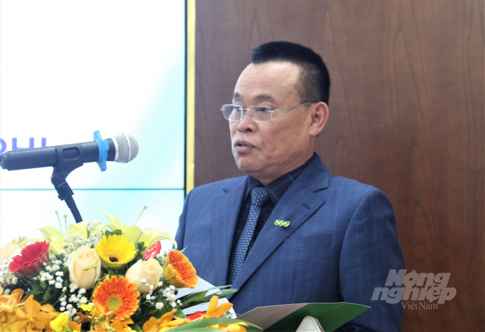 Chairman of the Board of Directors of Dabaco Group, Nguyen Nhu So said that the preventive vaccine was an effective solution to curb ASF. Photo: Pham Hieu