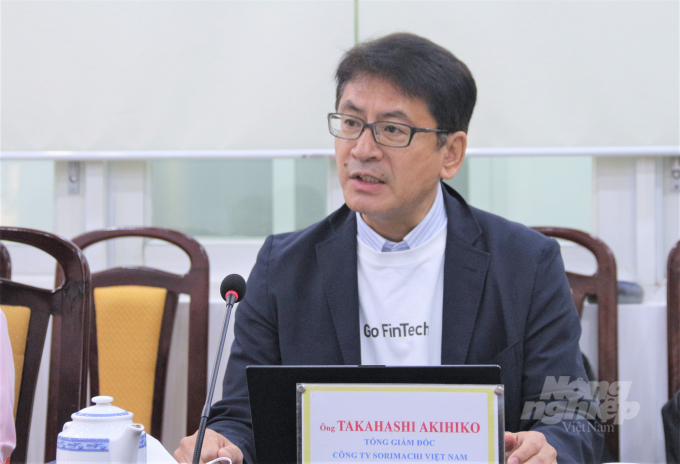 Ông Takahashi Akihiko bày tỏ mong muốn sẽ có nhiều cơ hội hợp tác hơn nữa với Cục Kinh tế hợp tác và Phát triển nông thôn trong tương lai. Ảnh: Phạm Hiếu.