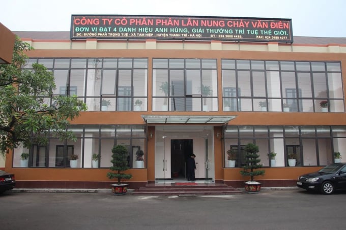 Công ty Cổ phần Phân lân Nung chảy Văn Điển là doanh nghiệp sản xuất phân bón có bề dày lịch sử tại Việt Nam. Ảnh: VADFCO.
