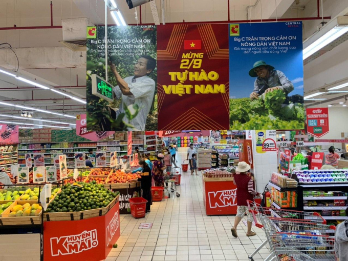 Chương trình 'Trân trọng cảm ơn nông dân Việt'kéo dài từ ngày 28/8/2020 đến hết ngày 03/09/2020 tại tất cả các siêu thị GO! / Big C trên toàn quốc Ảnh: CR.