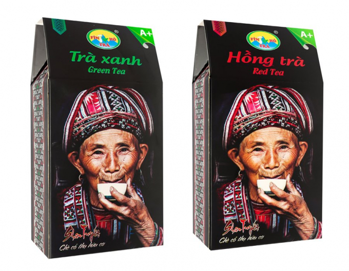 Dòng sản phẩm Trà xanh và Hồng Trà của HTX Chế biến Chè Phìn Hồ được tỉnh Hà Giang cử tham gia đánh giá sản phẩm OCOP 5 sao cấp quốc gia. Ảnh: FHT.