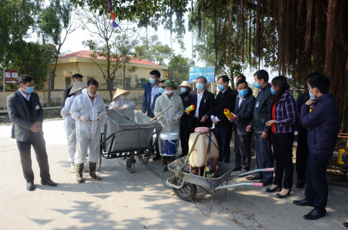 Tỉnh Bắc Ninh chủ động tuyên truyền, tập huấn người chăn nuôi, các cán bộ thú y về phóng chống dịch bệnh nói chung và bệnh cúm lợn nói riêng. Ảnh: CNTYBN.