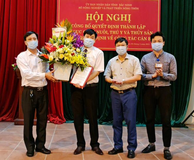 Chi cục Chăn nuôi, Thú y và Thủy sản Bắc Ninh được thành lập trên cơ hợp hợp nhất Chi cục Chăn nuôi Thú y và Chi cục Thủy sản. Ảnh: Tạ Thắng.