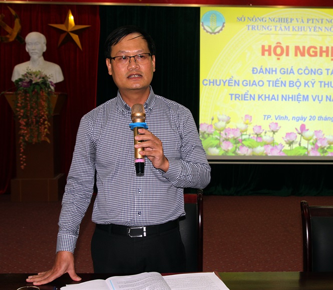 Ông Nguyễn Quý Linh từng có 10 năm công tác ở Trung tâm Khuyến nông trước khi được điều động, bổ nhiệm các vị trí cao nhất ở Huyện ủy Yên Thành. 