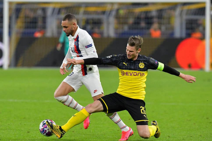 Trận đấu giữa PSG và Borussia Dortmund sẽ không có khán giả cổ vũ. 