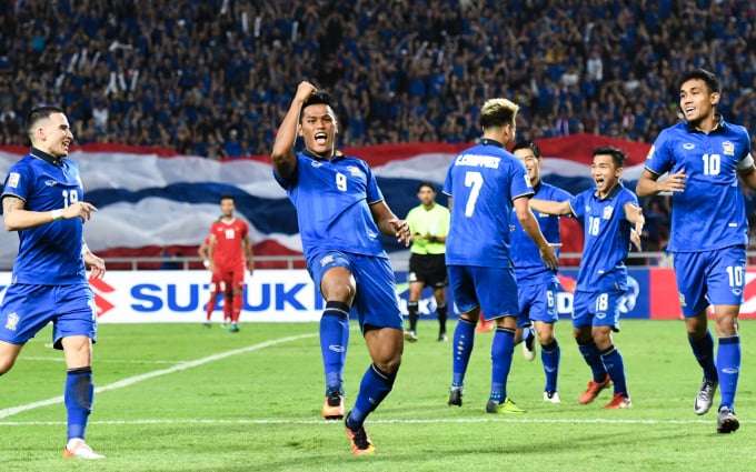 Đội tuyển Thái Lan có thể bỏ AFF Cup 2020. Ảnh: Affsuzukicup.com.