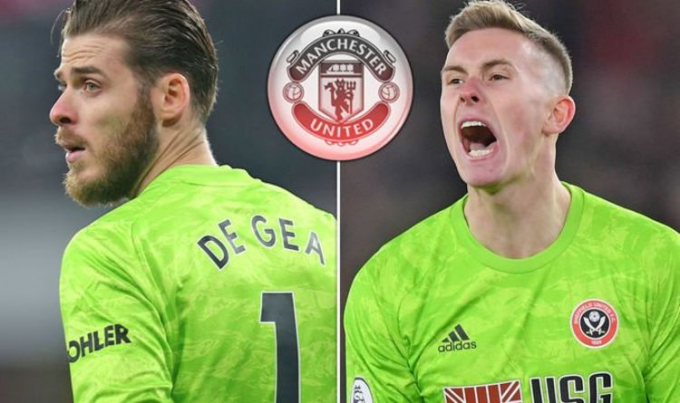 Dean Henderson sẽ thay thế De Gea. Ảnh: Dailymail.