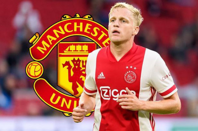 Donny Van de Beek chính thức ra mắt Man United. Ảnh: Dailymail.