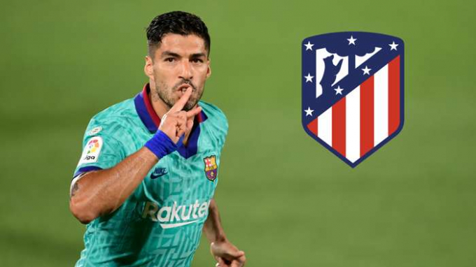 Luis Suarez rời Barcelona đến với Atletico Madrid. Ảnh: Dailymail.