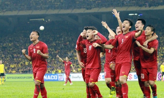 Đội tuyển Việt Nam đang có thứ hạng cao. 