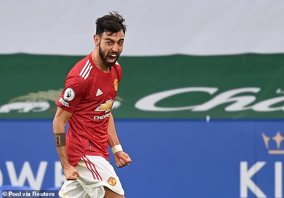 Bruno Fernandes không thể giúp Man United có trọn vẹn 3 điểm. Ảnh: Dailymail.