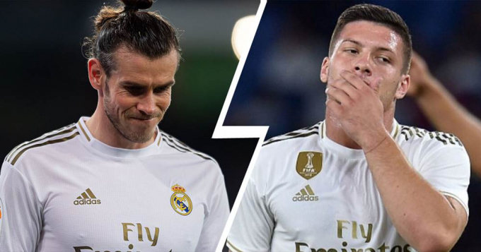 Bale và Jovic chuẩn bị rời khỏi Real Madrid. Ảnh: AS.