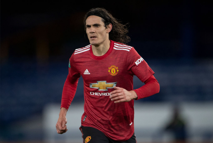 Edinson Cavani sẽ tiếp tục ở lại Man United. Ảnh: Independent.