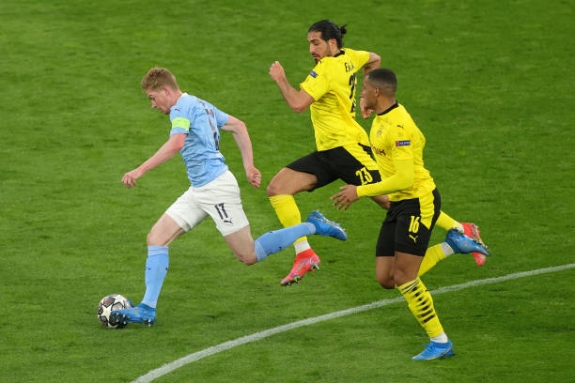 Man City lội ngược dòng ấn tượng trước Dortmund. Ảnh: Dailymail.