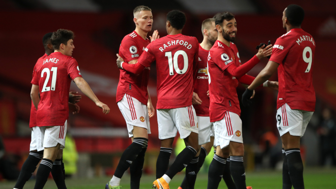 Man United đã thắng Leeds United tưng bừng với tỷ số 6-2 trong trận lượt đi trên sân Old Trafford. Ảnh: Independent.