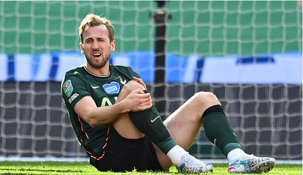 Harry Kane chơi bế tắc trong trận đấu này và không có được nhiều cơ hội. Ảnh: Dailymail.