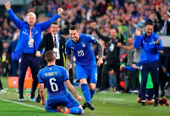 ĐT Italia hướng đến thành công tại Euro 2020. Ảnh: Express.