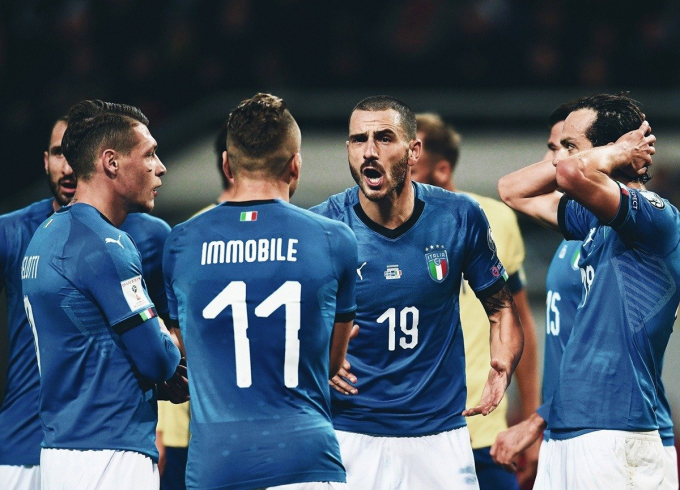 ĐT Italia nhiều khả năng sớm giành vé. Ảnh: Mirror.