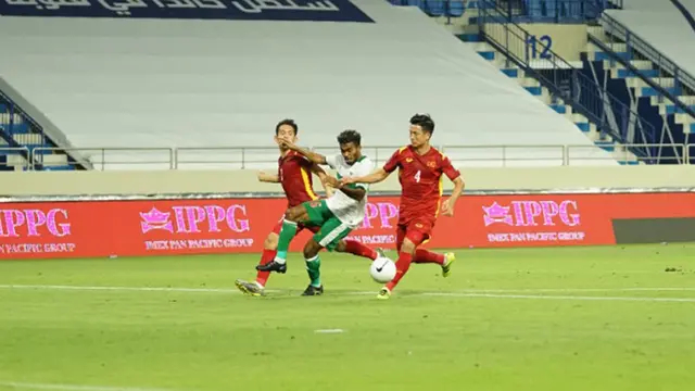 ĐT Indonesia thất bại cay đắng trước ĐT Việt Nam. Ảnh: Bola.